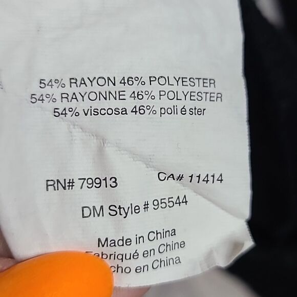 Motherhood Maternity Solid Black Cardigan Open Front Sweater Ribbed Lightweight - Picture 4 of 8